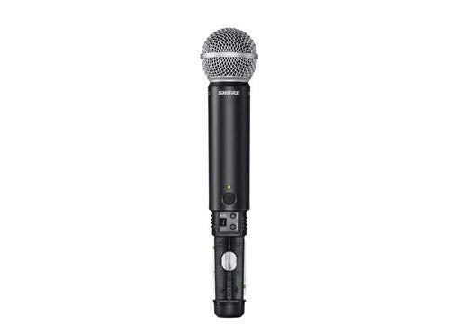Shure BLX24/SM58 UHF Wireless Microphone System - Perfect for Church, Karaoke, Vocals - 14-Hour Battery Life, 300 ft Range | Inc